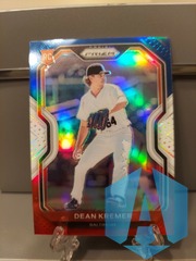 2021 Panini Prizm Tier III Red White & Blue Prizm RC #232 Dean Kremer Rookie
